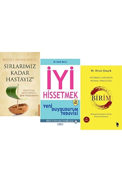 Destek Yayınları Sırlarımız Kadar Hastayız + İyi Hissetmek + Birim Hücresel S...