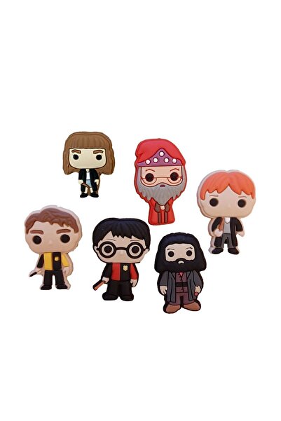 PABALAS Jibbitz Terlik Süsü-terlik Tokası Harry Potter Karışık 6'lı Set