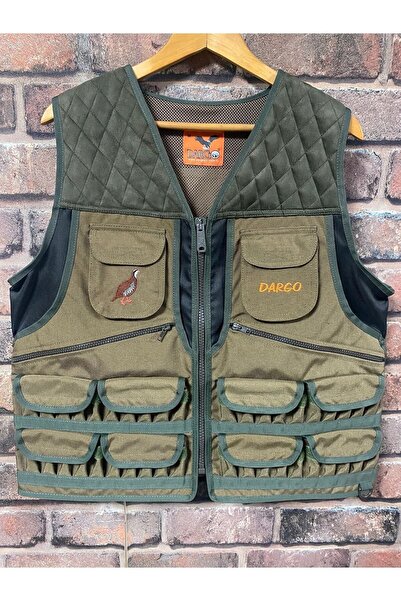 Dargo A05 Haki Cordura Camel Avcı Yeleği L Beden