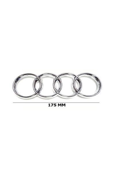 EDEXPORT Audi Bagaj Yazısı - Audi Bagaj Logo - Audi Yazı - Audi Arması - Krom