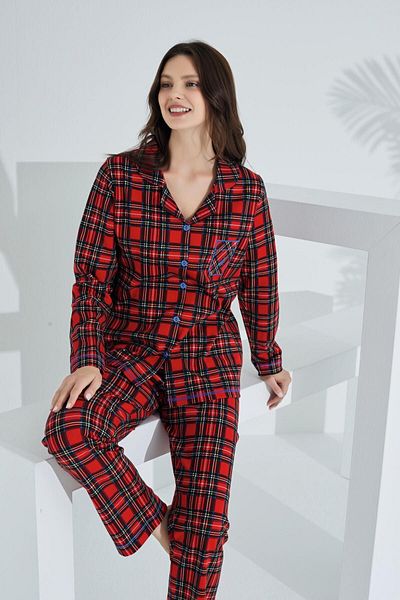 Etoile 98224 Model Long Sleeve Pajama Set