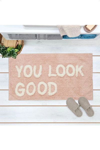 Chilai Home Goyou 60x100 cm Ορθογώνιο βαμβακερό χαλί μπάνιου, χαλάκι μπάνιου Bpmk