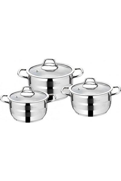 ÖZLİFE 517 Island 3-Piece Casserole Set-