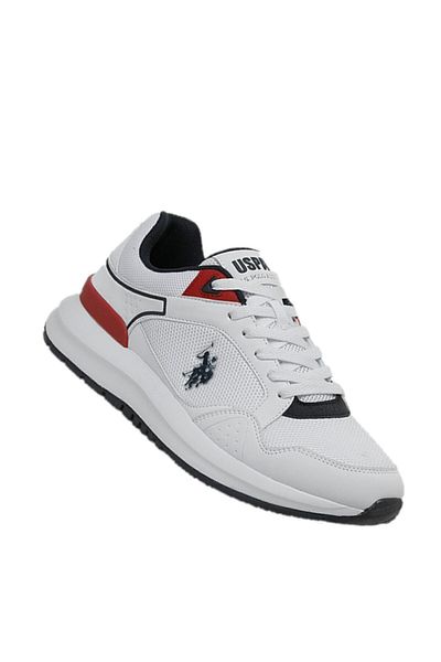 U.S. Polo Assn. Η.Π.Α. Polo Assn. Ανδρικά παπούτσια περιπάτου Martın Λευκή Λάκα Κόκκινο