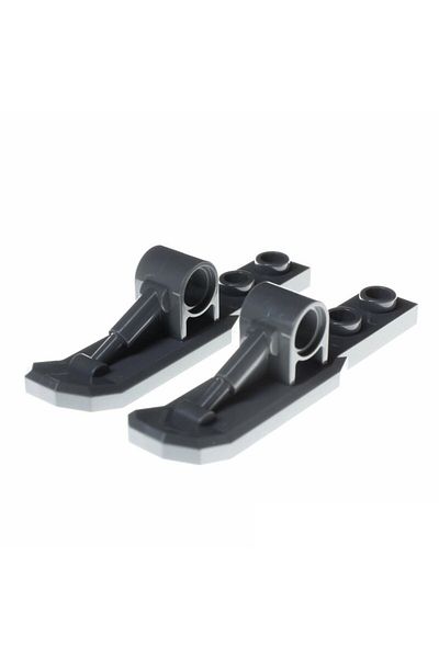 LEGO Original Accessory Custom City Helicopter Landing Ski 1 X 6 Pin Hole Ski Landing Gear 2Pcs