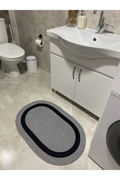 Halımax Milda Jüt Tekli Banyo Paspası Çift Taraflı Kaymaz Yıkanabilir Banyo Paspas Takımı