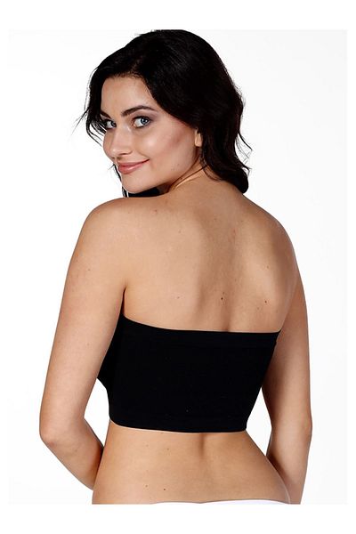 Cooqpoo Black Strapless Recovery Corset - Size S-M-L-Xl, Seamless Strap