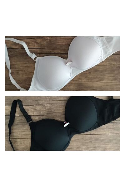Cooqpoo 2-Piece a Quality 85-90-95-100 Size Wire Free Collector Bra