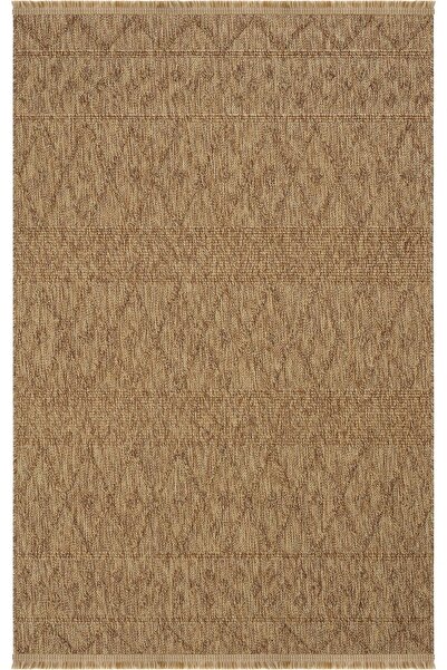 Halımax Seyran Halı Loopy 620 Kahve Hasır Dokuma Modern Halı Jüt Dokulu Yolluk