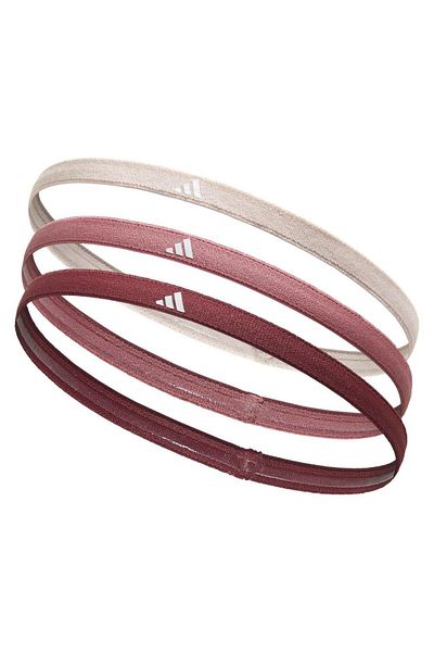 adidas Hairbands - Quartz, Pink Strata, Shadow Red
