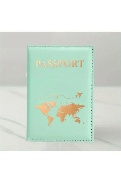 Hediyenza Gold Leaf Passport Case - All Country Compatible, 1 PC