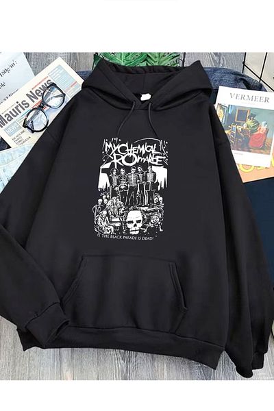 POPULUS Hanorac unisex My Chemical Romance - Croială relaxată