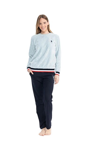 U.S. Polo Assn. Damen-Winterkleidung für die neue Saison mit Rundhalsausschni...