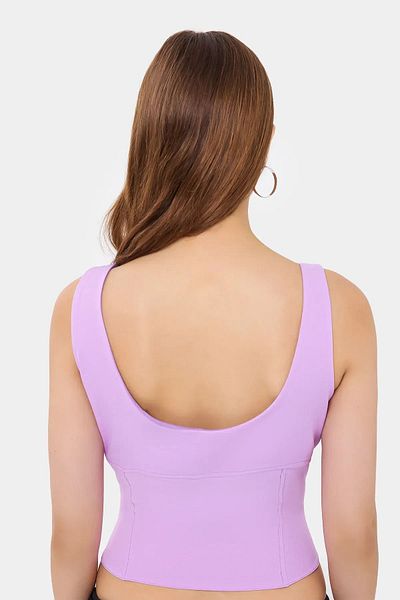 Hiccup Αμάνικο μπλουζάκι Bodycon - Λεπτομέρεια με σχισμή