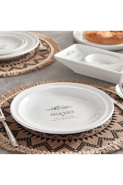 Home Box Sweet Home Ceramic Dinner Plate - 26 cm