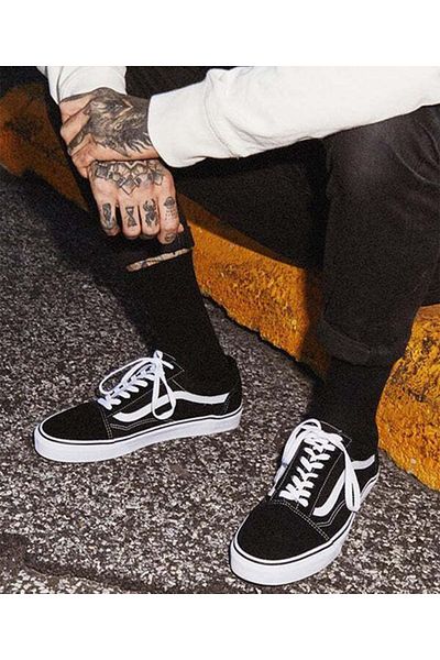 Vans Black Old Skool Unisex Sneaker - Casual Shoes