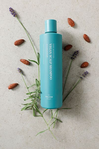 Village 11 Factory Vegan Deep Moisture Scalp Shampoo 300g - Intense Moisturizing Vegan Shampoo