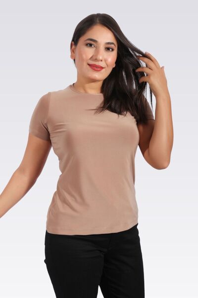 TOLGA SARAÇOĞLU 10427 ΜΠΛΟΥΖΑ ΠΛΕΚΤΗ ΜΕ ΚΟΝΤΟ ΜΑΝΙΚΙ ΜΕ ΛΟΥΡΙΑ ΚΑΜΕΛ