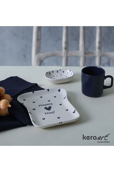 Keramika Single Breakfast Set - with Storage Box Gift