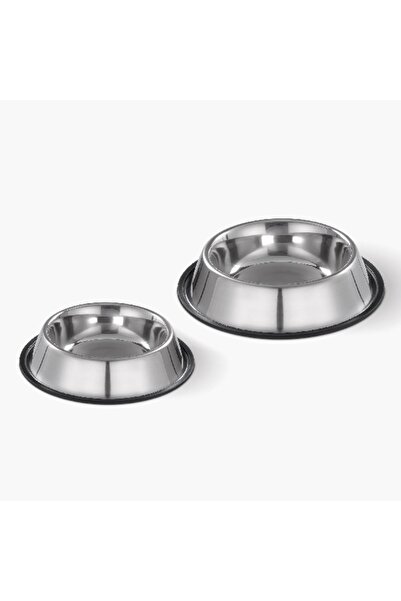 Home Box Canine Stainless Steel Pet Bowl - 2.5 L