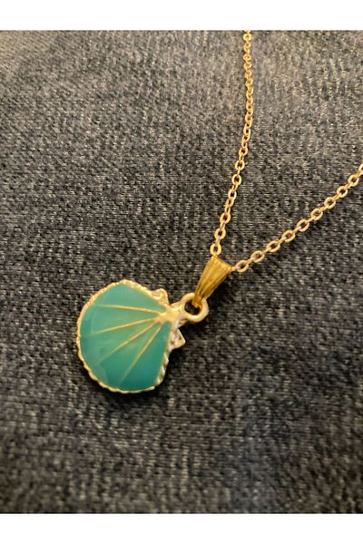 SWORDS CONCEPT Sea Shell Green Women's Necklace