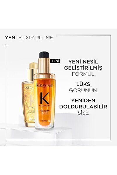 Kerastase Elixir Ultime L'Huile Originale Hızlı Emilim Hafif Saç Bakım Yağı 75ml1ktk