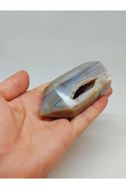 Yasamtohumu Piramidalni šiljasti kalcedon i druzi kamen od ahata - kolekciona...