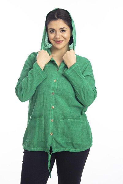 MaaMs Yıkamalı keten ceket