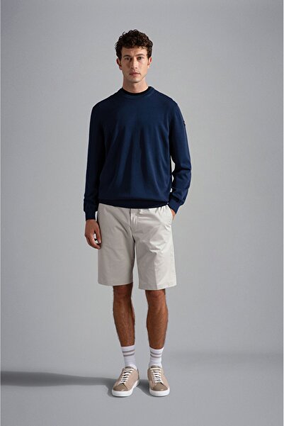 PAUL&SHARK MEN'S KNITTED T-SHIRT C.WCOTTON