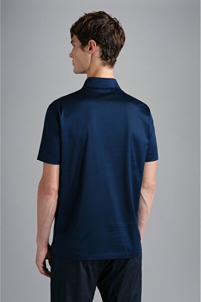 PAUL&SHARK MEN'S KNITTED POLOSHIRT C.WCOTTON