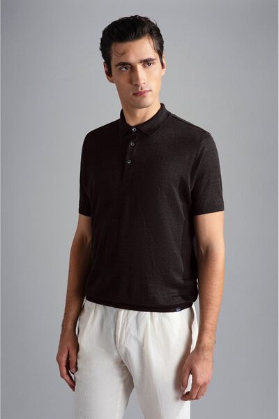 PAUL&SHARK LINEN POLOSHIRT