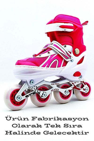 DeYiDo 2+2 Illuminated Adjustable Metal Body Practice Skate Bag with Silicone Wheels
