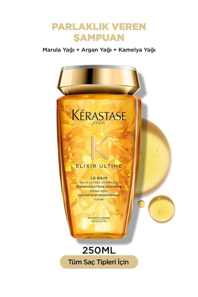 Kerastase Eva hair care Elixir Ultime Le Bain Tüm Saç Tipleri İçin Güzellik Ş...