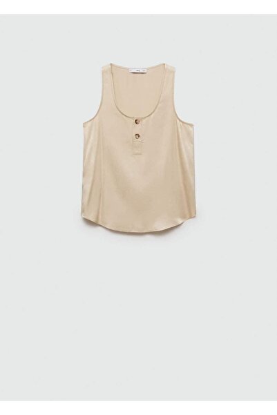 MANGO Woman Μπλούζα με μοτίβο φλουριά