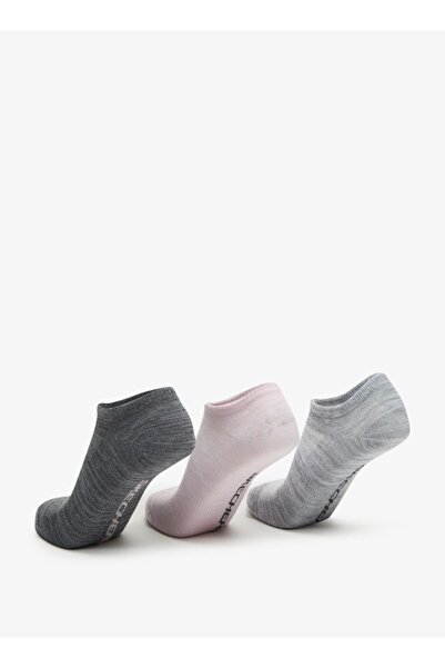 SKECHERS Women's Non Terry Super No Show Sports Socks - Set of 3, S115750-693