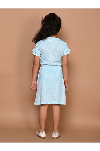 LilPicks By Styli All Over Print T-Shirt Dress
