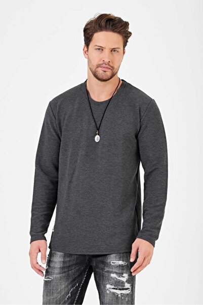 PELİTİSS waffle kuamaş uzunkol swettşort