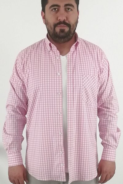 TOUSUS Ανδρικό πουκάμισο Regular Fit Gingham Lycra Kls-4004-tss