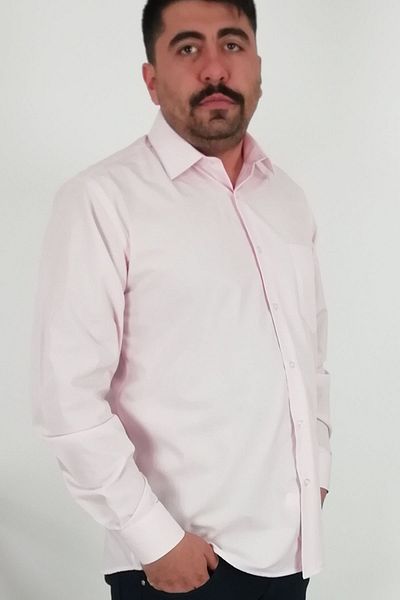 TOUSUS Ανδρικό πουκάμισο Regular Fit Pink Kls-4095-tss