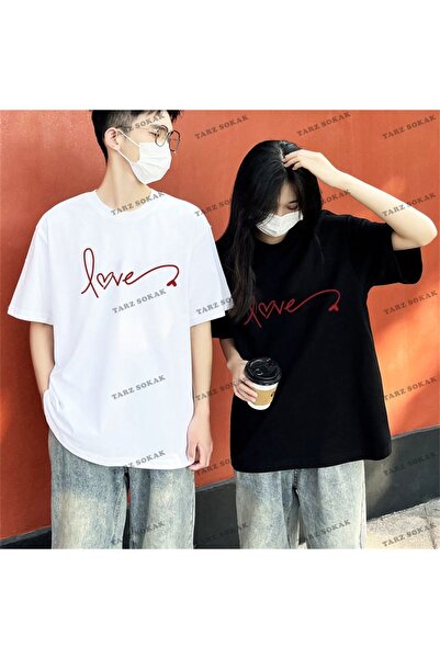 Tarzsokak New Season Tir Harajuku Style Couple Lover Couple Ρούχα - 2 Τεμάχια