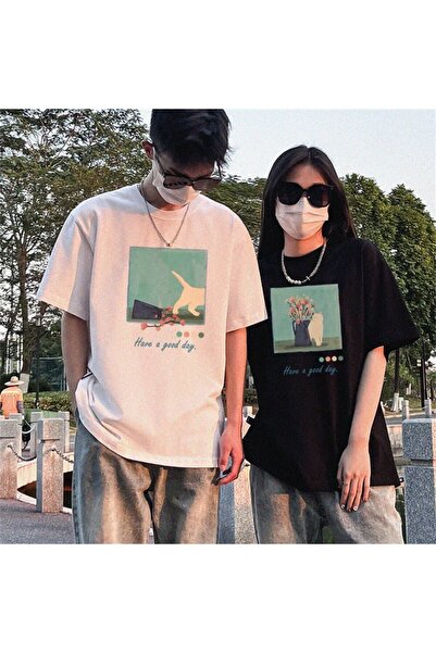 Tarzsokak New Season Tir Harajuku Style Couple Lover Couple Ρούχα - 2 Τεμάχια