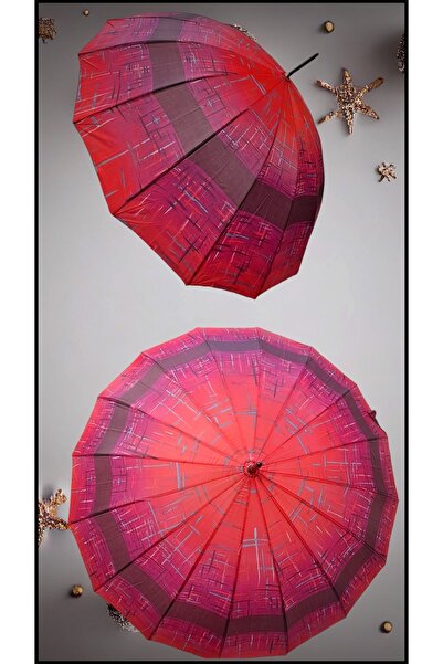 Rubenis Lüx 16 Telli Baston Otomatik Şemsiye