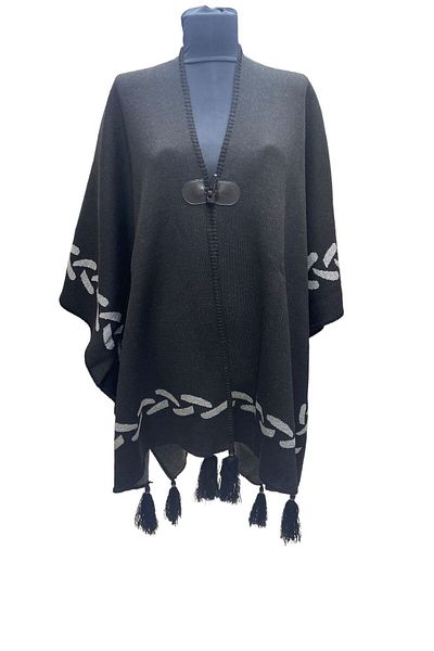mim eşarp Akmoda - Thick Winter Knitwear Long Poncho