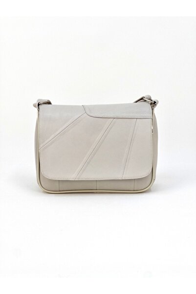 Deribag Genuine Leather, Medium Size, Solid Color, Cross Strap, Women's Shoul...