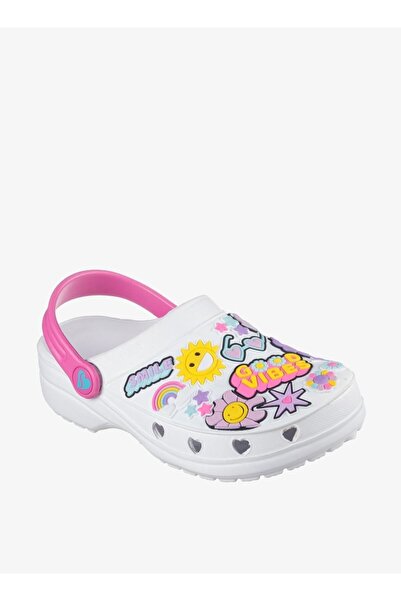 SKECHERS Boy's Embossed Back Strap Slippers - Heart Charmer 2.0