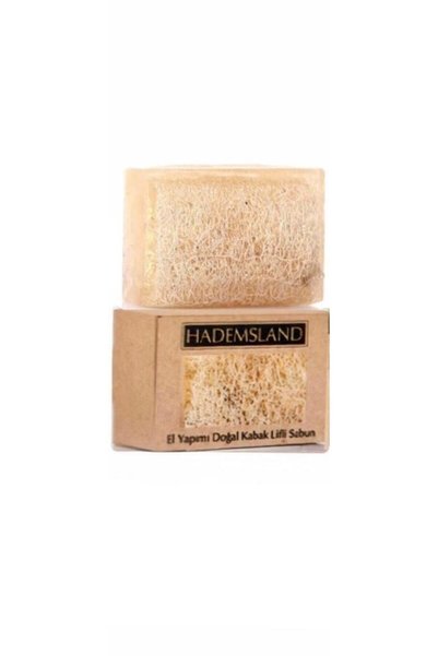 HADEMSLAND Decorative Gift 100% Handmade Natural Pumpkin Fiber Rice Extract Soap
