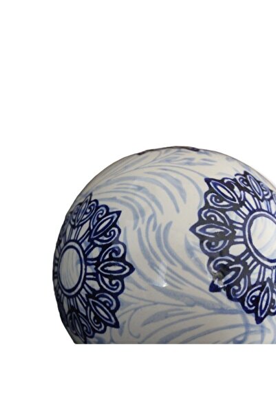 Genel Markalar Posh Bleu Blanc Seramik Top ( 10 Cm )