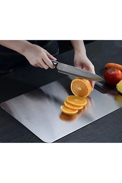Binome Design Stainless Steel Antibacterial High End Quality Cutting Board 1 Piece