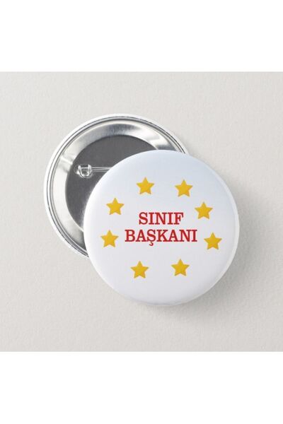 Genç Box Sınıf Başkanı Çocuk Iğneli Rozet-2 Adet