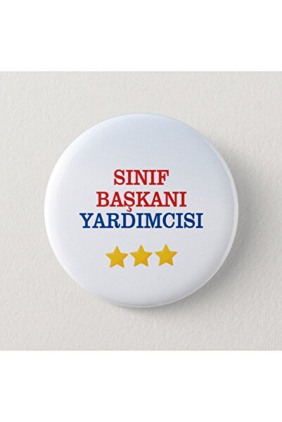 Genç Box Sınıf Başkanı Yardımcısı Çocuk Iğneli Rozet-2 Adet